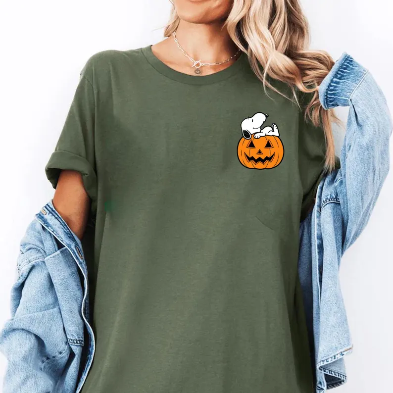 Dog Halloween Pumpkin Graphic Shirt – Spooky Season Tee